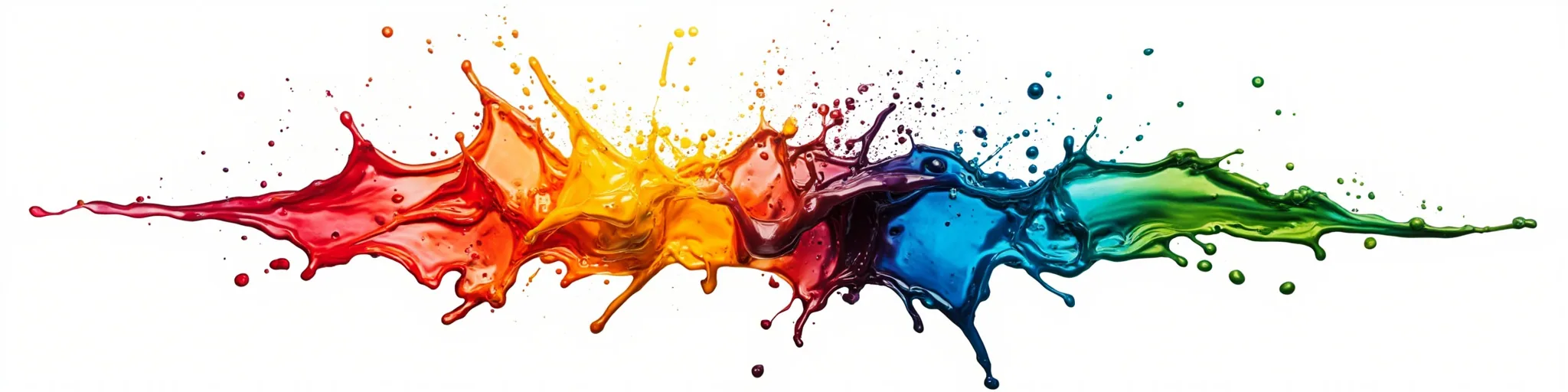Salpicaduras de pinturas de colores