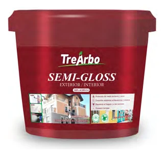 Pintura L&aacute;tex Acr&iacute;lica Interior/Exterior (Semi-gloss)